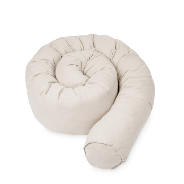 Bettschlange ZÖLLNER Musselin in beige aus Viskose