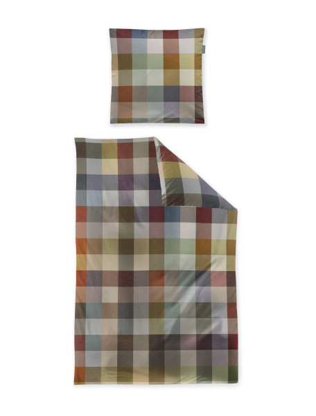 Bettwäsche ZOBEL-J Biber in mehrfarbig aus Baumwolle