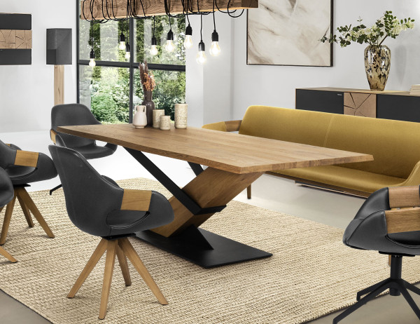 Esstisch hartmann NATURZEIT Y100 in Eiche aus Massivholz