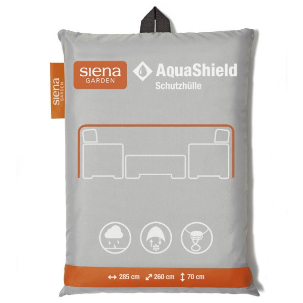 Schutzhülle SIENA GARDEN AquaShield in grau aus Polyester