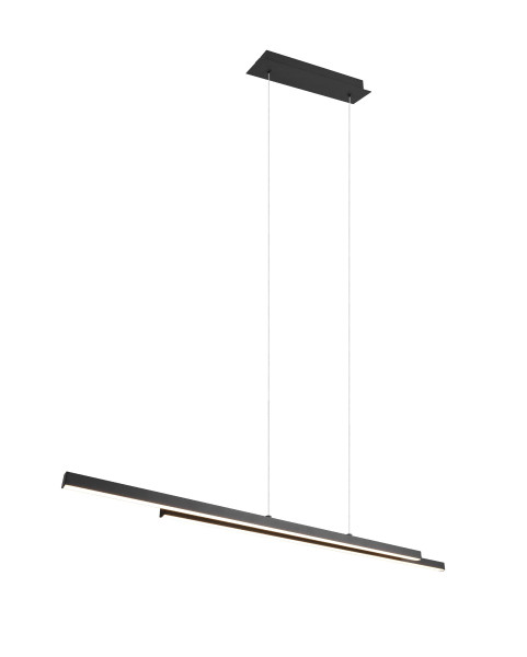 Pendelleuchte ODIO in schwarz aus Materialmix