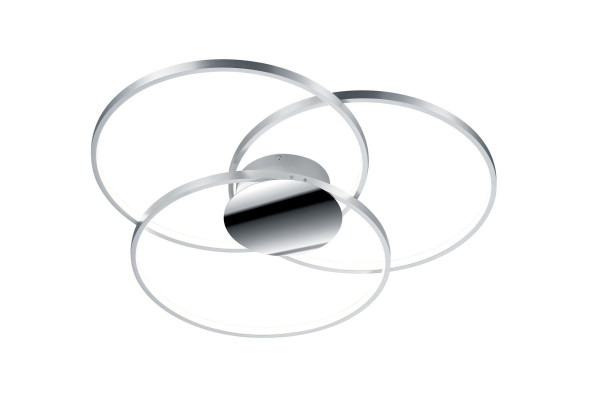 Deckenleuchte LED SEDONA in silberfarben aus Aluminium
