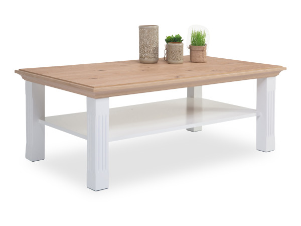 Couchtisch WEHRSDORFER MAISONETTE in weiß aus Lack