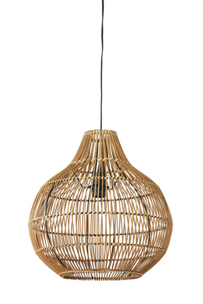 Pendelleuchte PACINO in braun aus Rattan