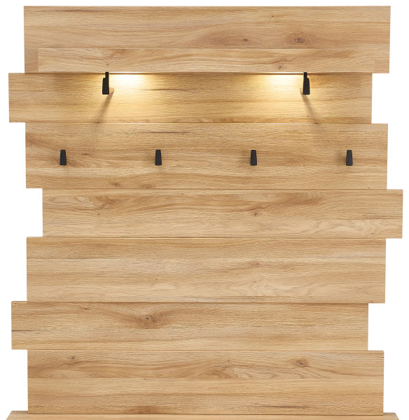 Garderobenpaneel vito CLYDE in Eiche aus Holz