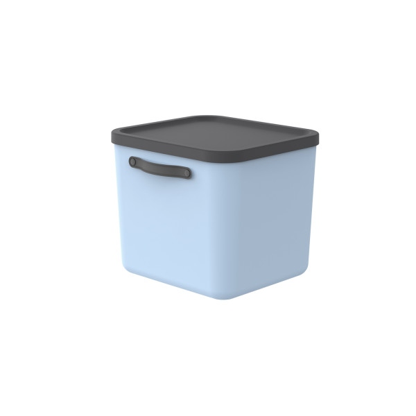Aufbewahrungsbox MYTHEN in blau aus Polypropylen