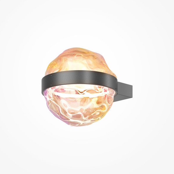 Wandleuchte MISTERIO in schwarz aus Metall