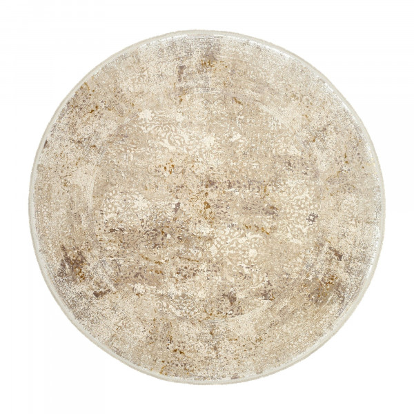 Teppich LOTUS in beige aus Mischgewebe