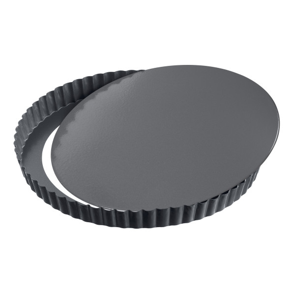 Quiche-/Obstform KAISER LA FORME PLUS in schwarz aus Metall