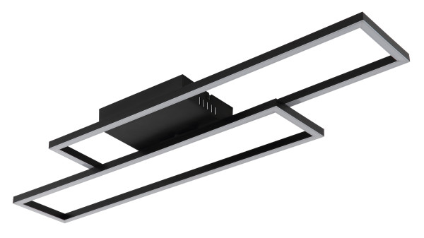 Deckenleuchte TATJANA in schwarz aus Kunststoff