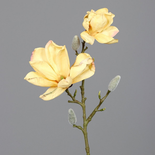 Kunstblume Magnolie in gelb