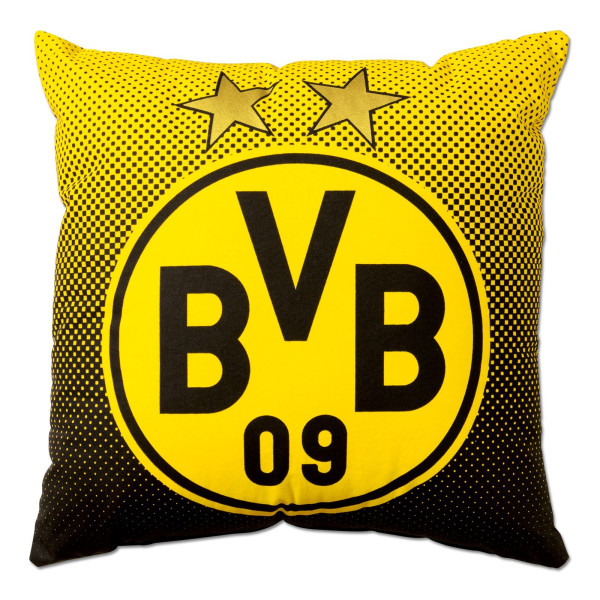 Kissen BVB EMBLEM in mehrfarbig aus Mischgewebe