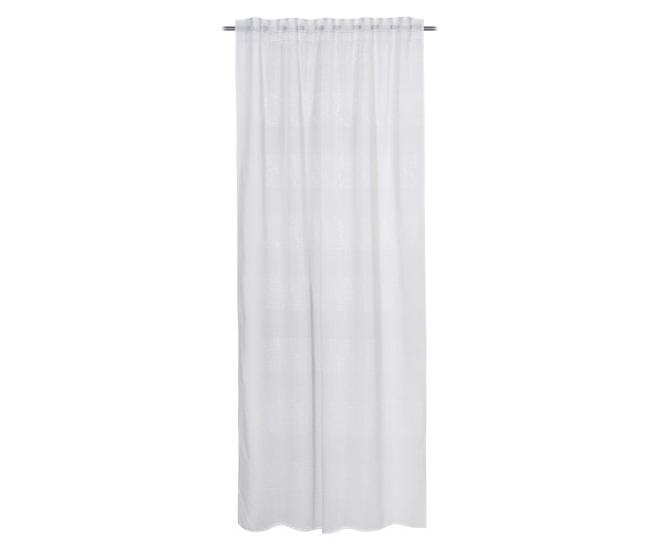 Schlaufenschal MANERBA weiß in weiß aus Polyester