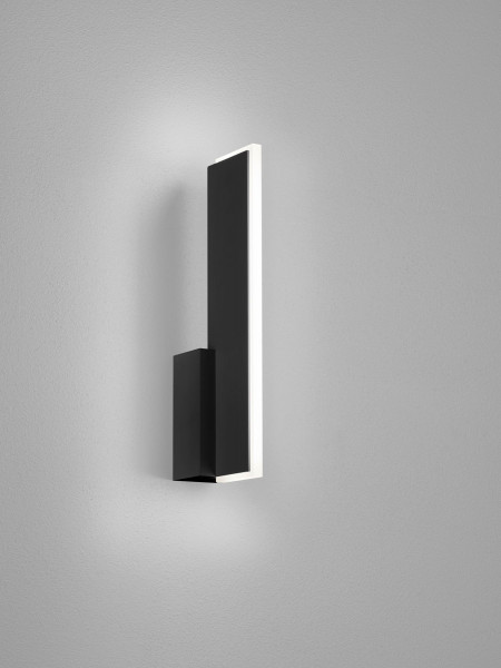 Wandleuchte NEX in Nickel aus Aluminium