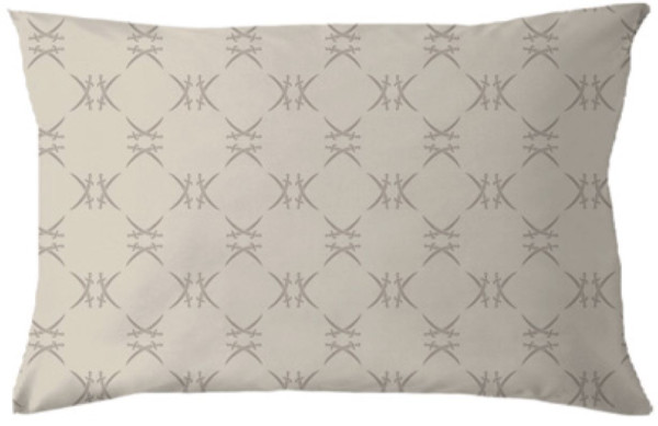 Kissenhülle SANSIBAR Säbel in anthrazit aus Polyester