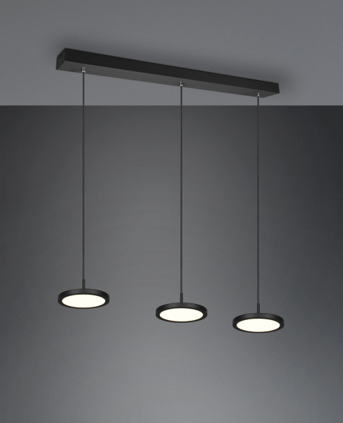 Pendelleuchte TRAY in schwarz aus Metall