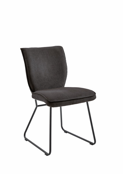 Polsterstuhl CONNY in  Rebel anthrazit