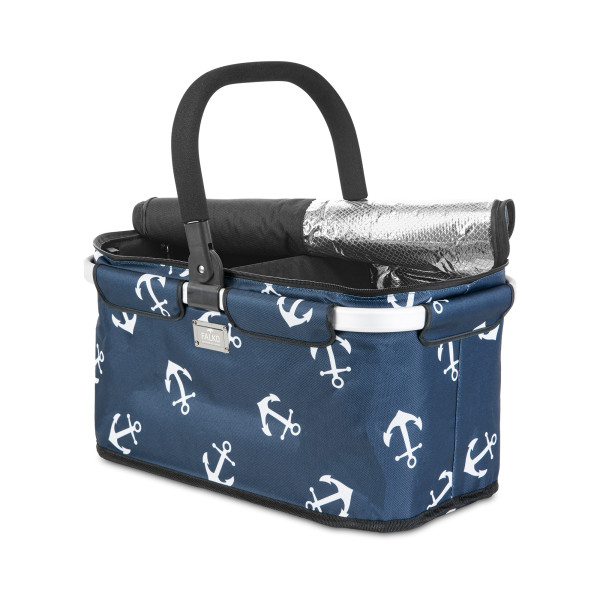 Einkaufskorb FALKO DUO PREMIUM in mehrfarbig aus Materialmix