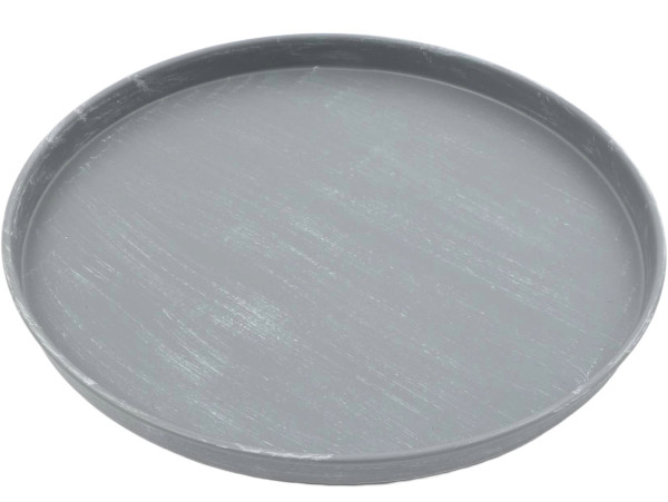 Tablett SIMPLY grau in grau aus Aluminium
