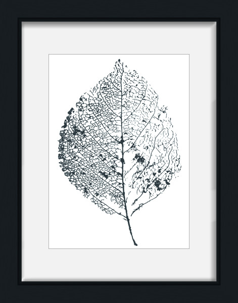 Bilderrahmen MODERN in schwarz aus MDF