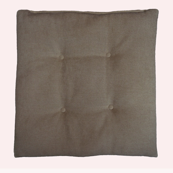 Stuhlkissen BELLISSIMO cappucc in Cappuccino aus Polyester