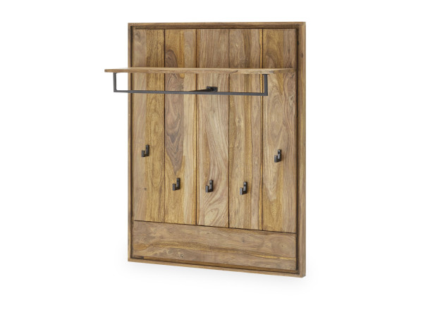 Garderobenpaneel vito AMELY in Shishamholz aus Furniert