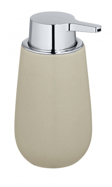 Seifenspender BADI in beige aus Keramik