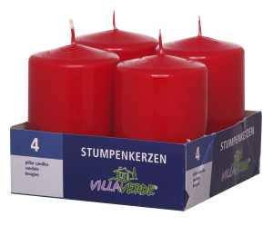 Kerzen-Set BASIC rot Kerzen-Set BASIC rot