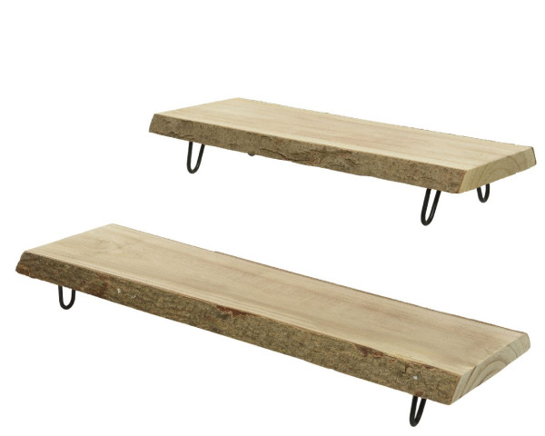 Deko-Tablett in beige aus Holz