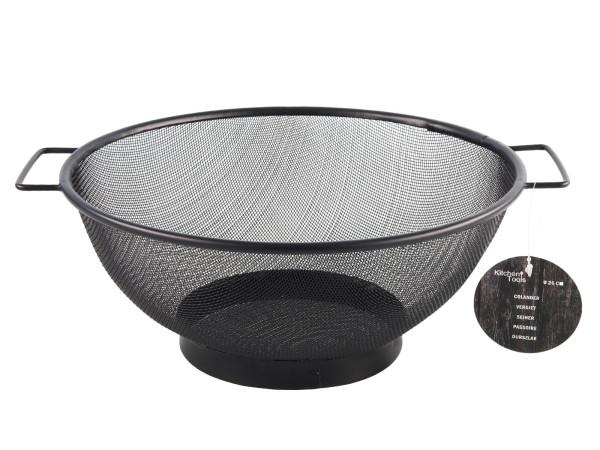 Seiher BLACK in schwarz aus Metall