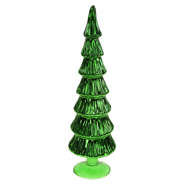 Weihnachtsbaum in grün aus Glas