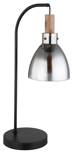Tischleuchte MATTEA in schwarz aus Metall