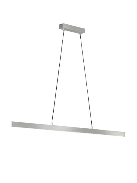 Pendelleuchte SCHÖNER WOHNEN STRIPE in Alufarbig aus Aluminium