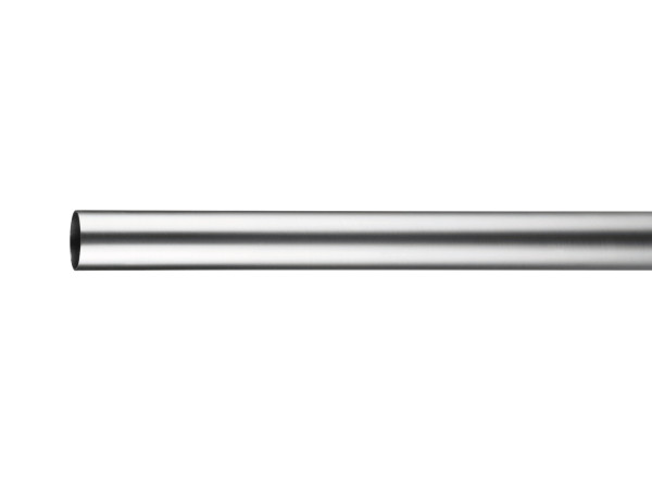 Stilrohr Edelstahloptik in silberfarben aus Metall
