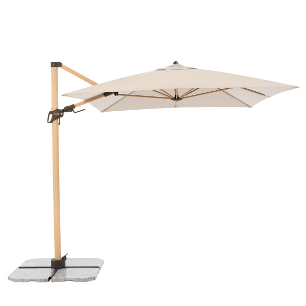 Ampelschirm DOPPLER ALU WOOD AX aus Polyester