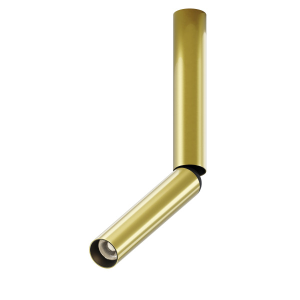 Deckenleuchte FOCUS T in messingfarben aus Aluminium