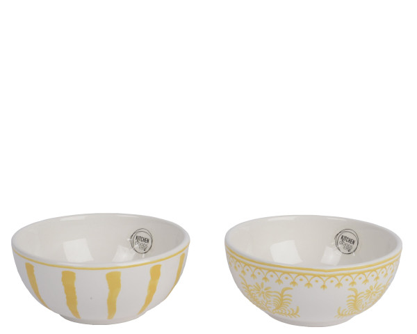 Müslischale CAPRI in weiß aus Steingut