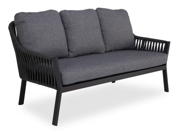 Gartensofa 3-sitzig SOFANO in grau