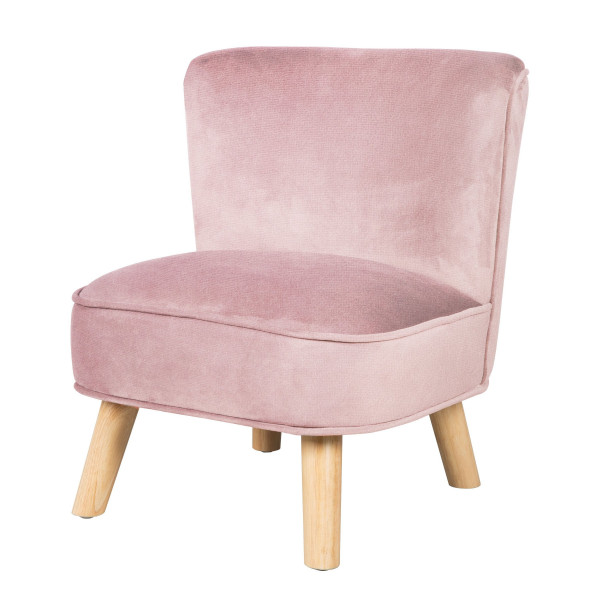 Kindersessel roba LIL in rosa aus Polyester
