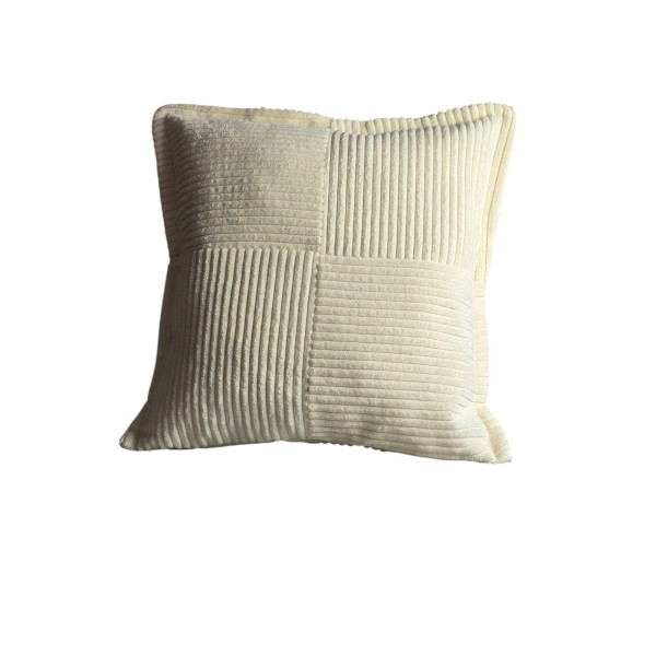 Kissen ANAFI weiß in weiß aus Polyester