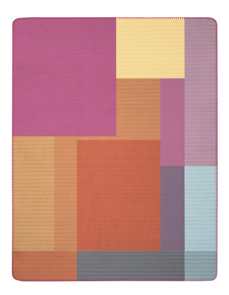 Wohndecke CINQUE TERRE in mehrfarbig aus Mischgewebe