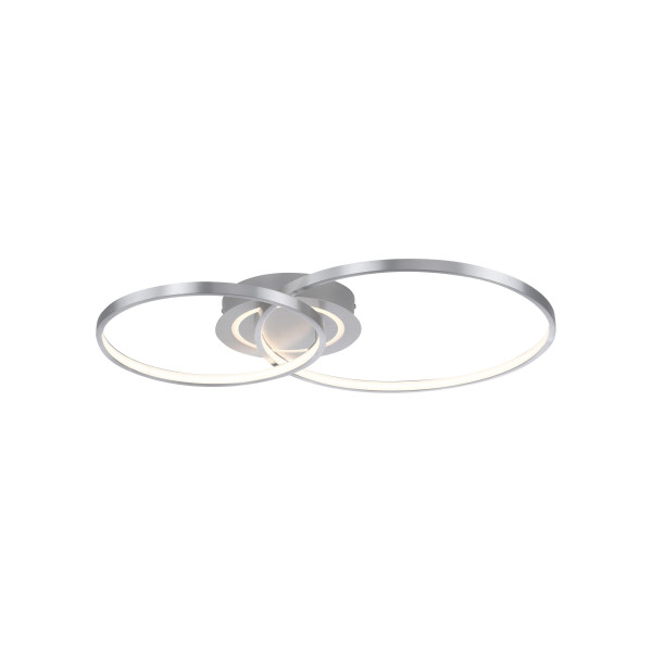 Deckenleuchte LED ASMINA in stahl aus Materialmix
