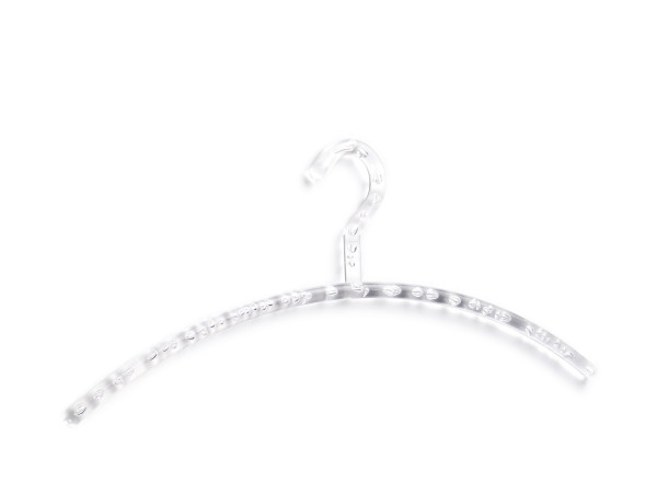 Kleiderbügel Lago in klar aus Kunststoff