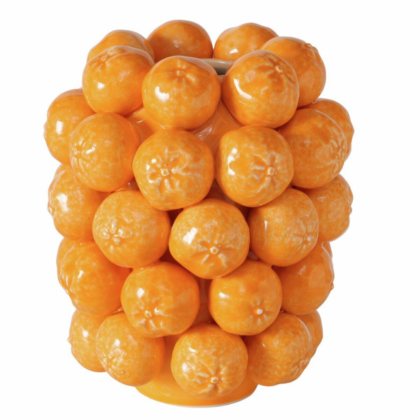 Vase ORANGE in orange aus Porzellan