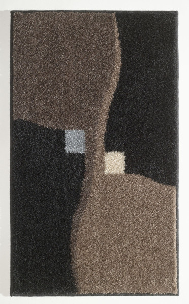 Badematte ZURI taupe in taupe aus Polyacryl