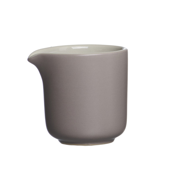 Milchgießer JASPER in taupe aus Steinzeug
