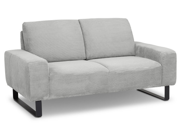 Sofa 2 Sitzer IMANI in 86 hellgrau aus Stoff