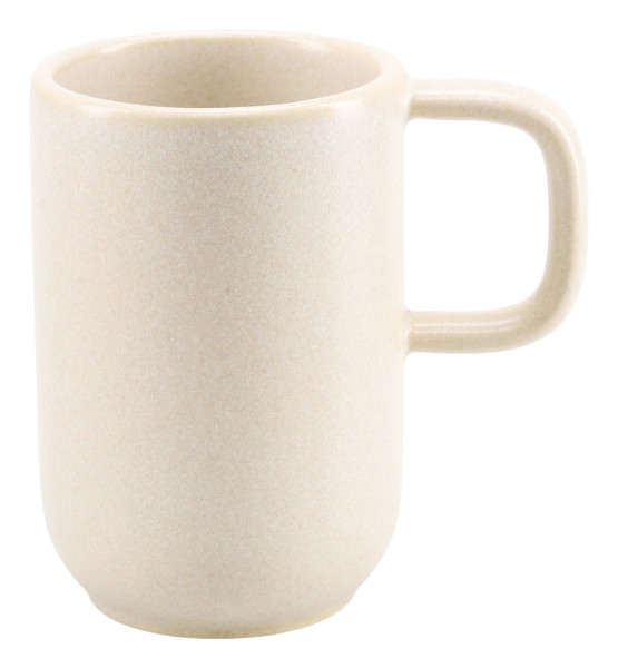 Henkelbecher UNO in sand aus Steinzeug