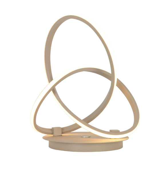 Tischleuchte BANDOL in sand aus Eisen