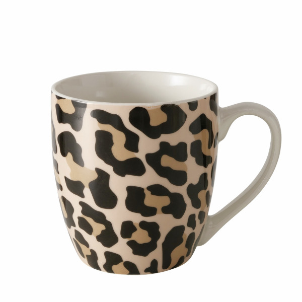 Henkelbecher LEONY in mehrfarbig aus Porzellan